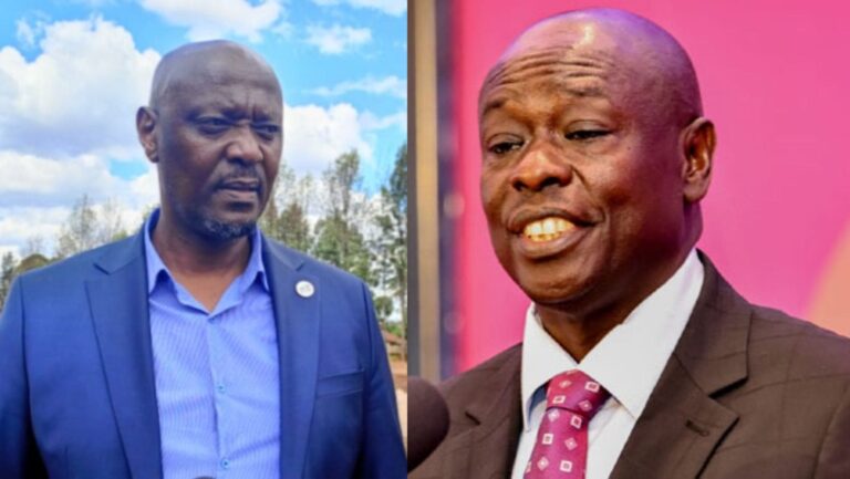 Hon.Duncan Mathenge and Rigathi Gachagua