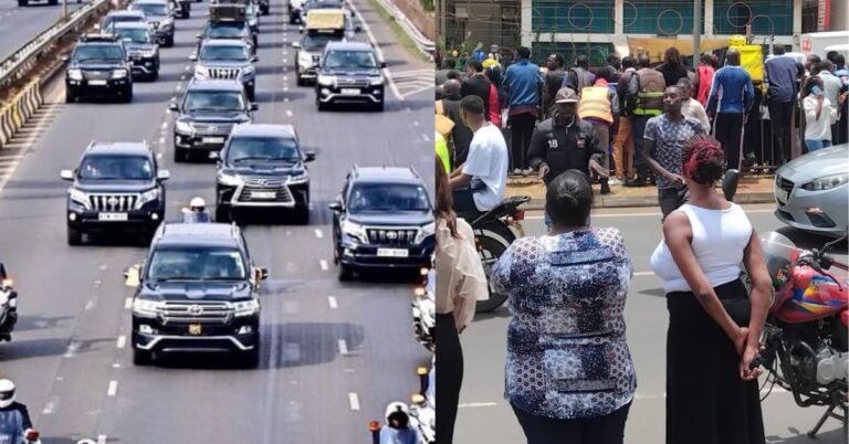Chaos in Nairobi: Ruto’s Speeding Convoy Kills Pedestrian, Angers Kenyans