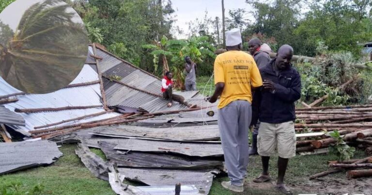 Devastating Windstorm Leaves Homa Bay Families Homeless Overnight