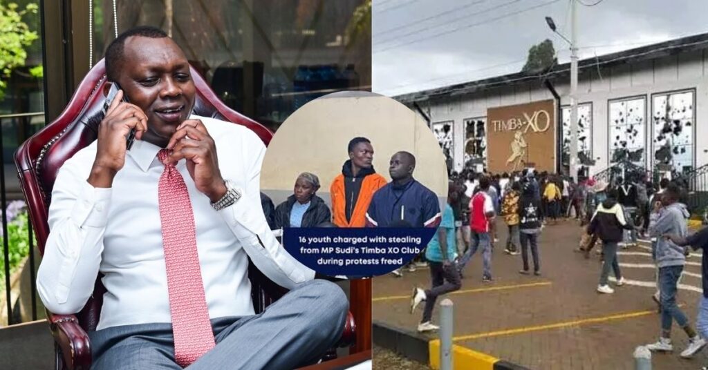 Oscar Sudi Drops Charges Against 16 Gen Z Protesters Accused of Looting Timba XO Club
