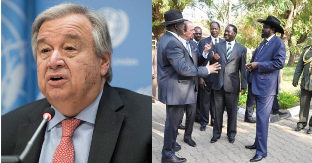 UN Secretary-General Recognises Raila Odinga's Role in South Sudan Peace Efforts: "We're in Contact"