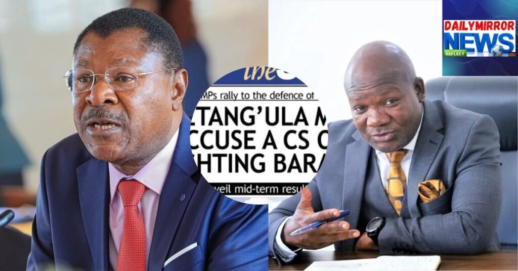 Wetang’ula MPs Accuse CS of Fighting Barasa in Bitter Political Clash