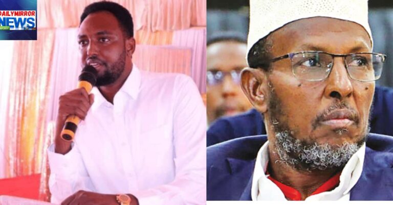 Dela Ward MCA Yussuf Ahmed was released after six months of abduction (l). Governor Mohamed Abdullahi in a past function (r).