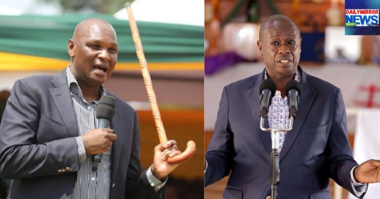 Farouk Is a Co-President – Gachagua Blows Whistle on Ruto’s Powerful PA Gachagua Lifts the Lid on Farouk Kibet’s Power Nairobi — In a stunning revelation, former Deputy President Rigathi Gachagua has claimed that President William Ruto’s personal assistant, Farouk Kibet, is effectively a co-president. Speaking to KTN on Monday, April 7, Gachagua painted a shocking picture of power dynamics within Ruto’s administration. “He says I was fighting Farouk Kibet. Farouk Kibet is not a small man. He is a co-president in this country, and he runs the government,” Gachagua declared. Ministers Tremble Before Farouk Gachagua did not hold back. “Everybody reports to him – the IG of Police, Head of Public Service, and Cabinet Ministers,” he said. Even more shocking, he alleged that Ruto uses Farouk to issue instructions to ministers. “William Ruto gives orders through Farouk. Ministers tremble at his very sight,” he added. A Power Struggle in Harambee Annex Gachagua explained that the fallout with Farouk began when the latter tried to control the deputy president’s office. “Farouk wanted to arrange my meetings. I allowed it until I noticed corruption creeping in,” he revealed. That’s when he took a stand. “There’s no way I would have allowed Farouk Kibet to give instructions to me,” Gachagua asserted. Ruto’s Alleged Dismissal of the Complaints Gachagua said he raised these concerns with Ruto directly. “I told the President, I am elected. I am not going to take instructions from your PA. And I am not going to push corruption in my office,” he stated. However, he claimed Ruto brushed off his concerns. Farouk reportedly dismissed Gachagua’s pushback with contempt. Meanwhile, President Ruto publicly accused Gachagua of constantly picking fights with junior staff. “He became a perennial complainant, accusing everyone of undermining him — even junior people like blogger Itumbi, Farouk, and MP Ndindi Nyoro,” Ruto said. But Gachagua insists this narrative is misleading. Ruto and Farouk: A Long History Farouk Kibet has been Ruto’s close ally since 1997, during Ruto’s campaign for the Eldoret North seat. Despite his unofficial position, Farouk’s influence has remained undeniable for decades. Neither Ruto nor Farouk has responded to the latest allegations. Kenya Reacts: Shock, Anger, and Questions The bombshell interview has sparked heated debate nationwide. Kenyans now question the real chain of command inside State House. As 2027 nears, this fresh political storm is likely to shake the Ruto administration further.