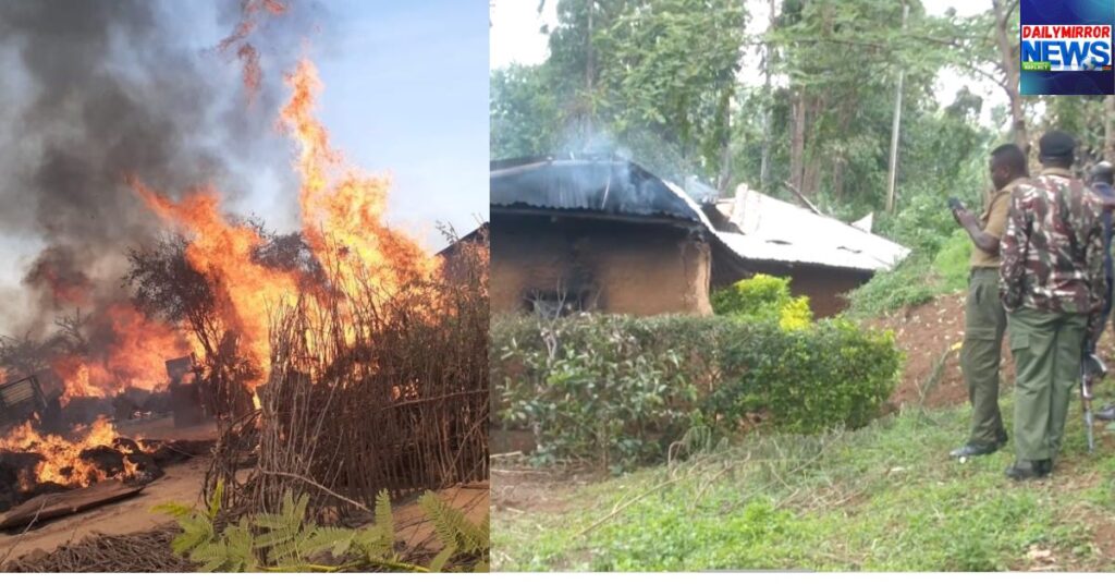 Kisii: Angry Mob Kills 5 Family Members, Burns Down 6 Houses