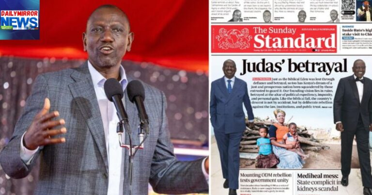 Ruto Breaks Silence on Judas Allegation, Says Unity Is Divine