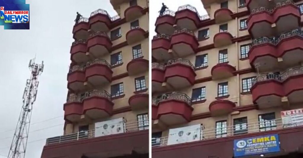 Bystanders Encourage Man to Jump From a 6-Story Building to His Death in Nyeri County