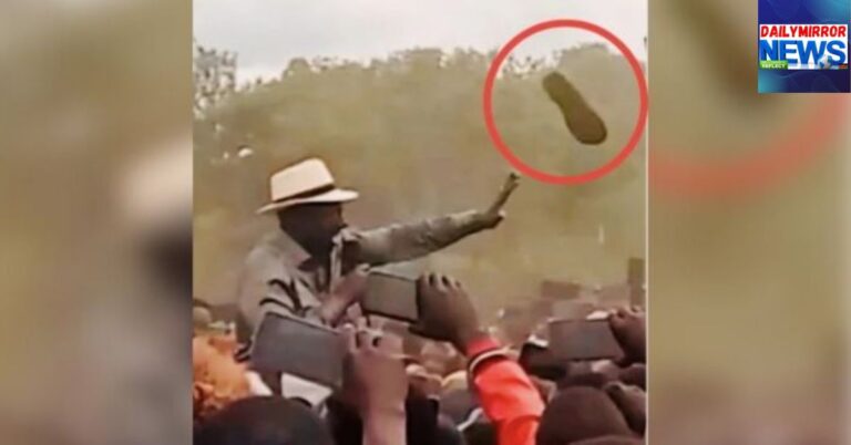 Chaos in Migori: 3 Arrested After Shoe Hurled at President Ruto Mid-Speech