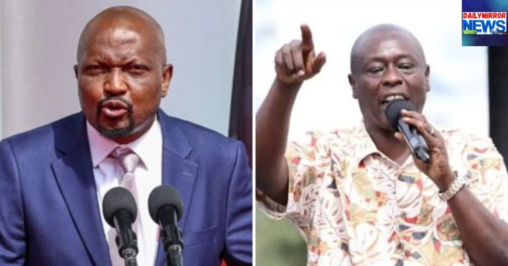 State House Advisor Moses Kuria Mocks Rigathi Gachagua's Political Tactics in Mt Kenya