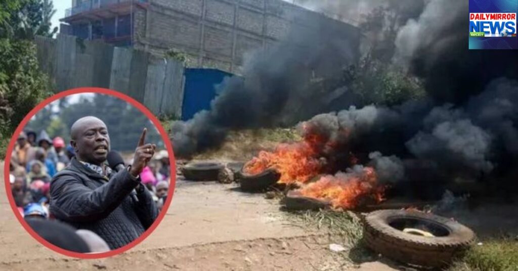 Chaos on Kisumu-Kakamega Highway: Youth Light Bonfires to Block Gachagua Convoy