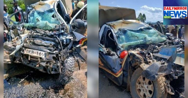 Horror on Garissa Highway: Four Cops Die as Police Vehicle Rolls