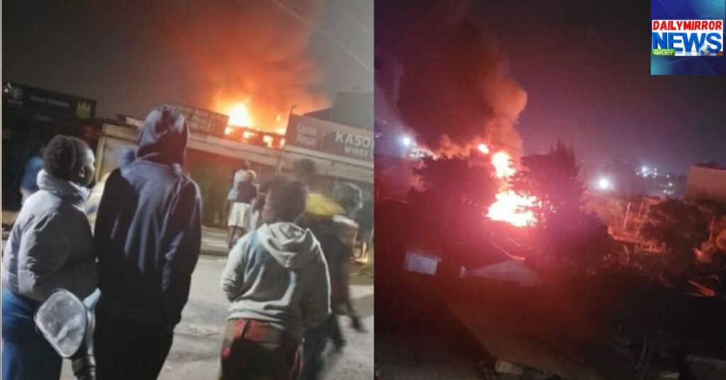 Tragedy in Kawangware: Several Feared Dead as Inferno Engulfs Four-Storey Building