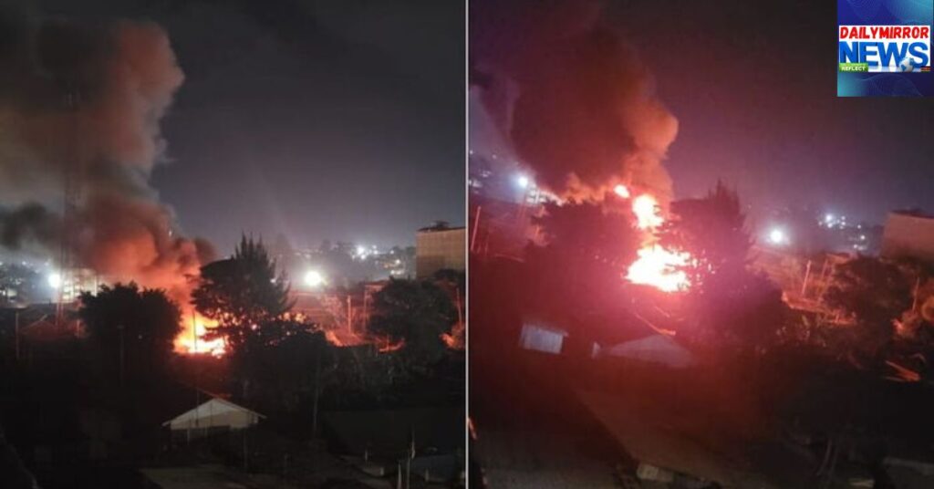 Tragedy in Kawangware: Several Feared Dead as Inferno Engulfs Four-Storey Building
