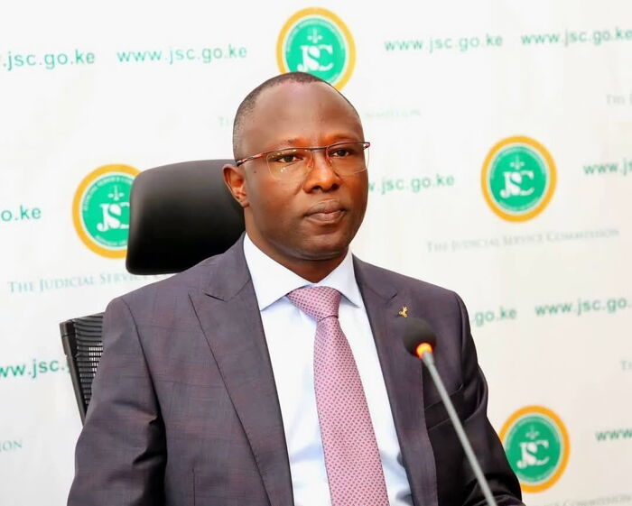 The Independent Electoral and Boundaries Commission (IEBC) Chairperson Erastus Edung Ethekon during a past event.