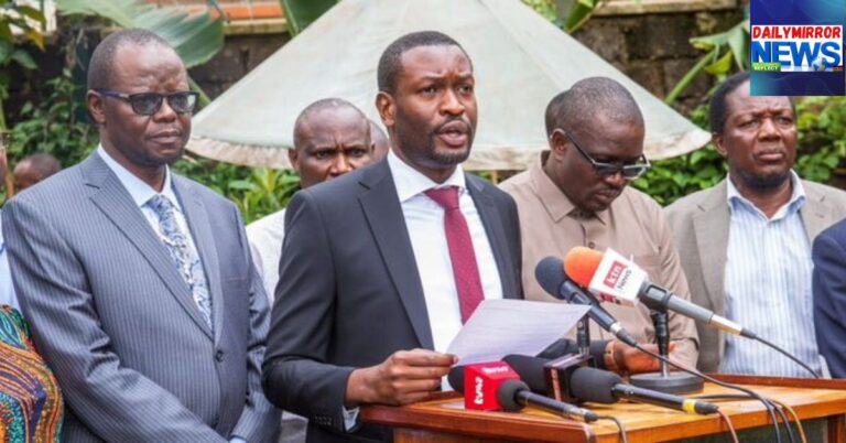 Sifuna Defies Raila, Declares Unwavering Loyalty to Kalonzo