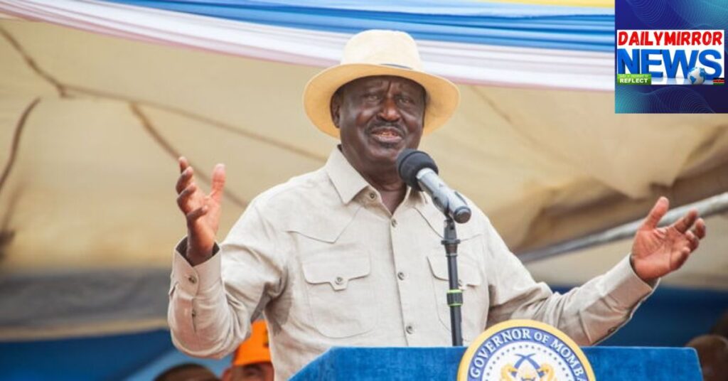 RAILA BREAKS SILENCE: “SIFUNA SPOKE FOR HIMSELF, NOT ODM”ODM Leader Slams Media, Sets Record Straight on Party Stance