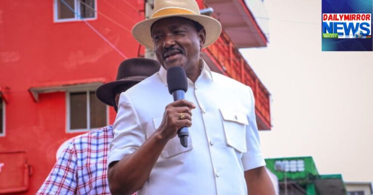 I Stand with the People – Kalonzo Declares War on Dictatorship