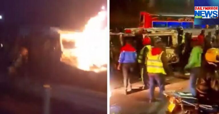 Traffic Nightmare After Riders Set Land Rover Ablaze on Thika Road