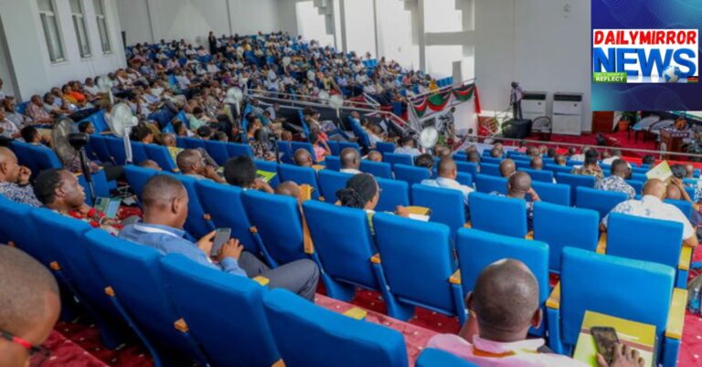 Government officials attending the Regulatory Authorities and Agencies conference at the Kenya School of Government, Mombasa on April 12, 2024.