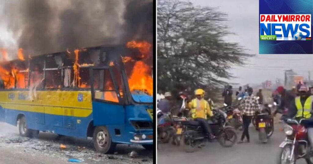 Boda Boda Riders Torch Land Rover on Thika Road After Tragic Crash