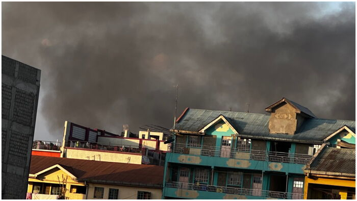Huge Fire Erupts in Nairobi’s Tassia Estate, Families Flee Homes