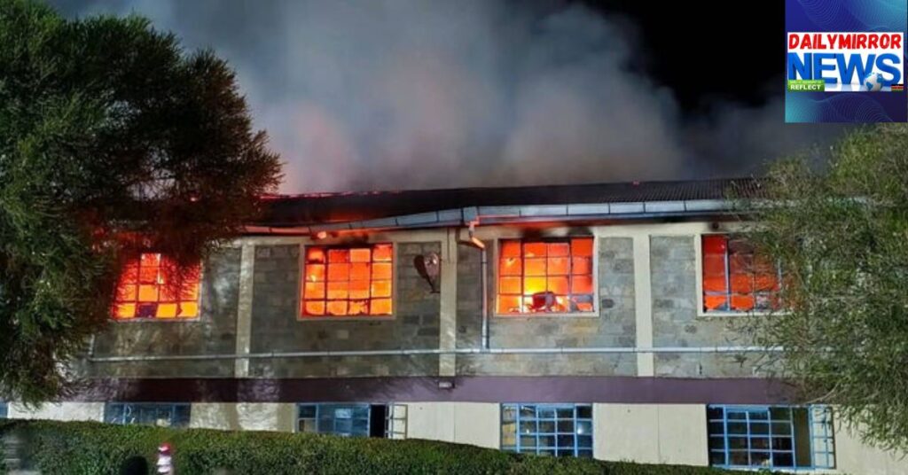 Chaos in Kericho: Tengecha Boys Dormitory Burnt as Student Unrest Spreads