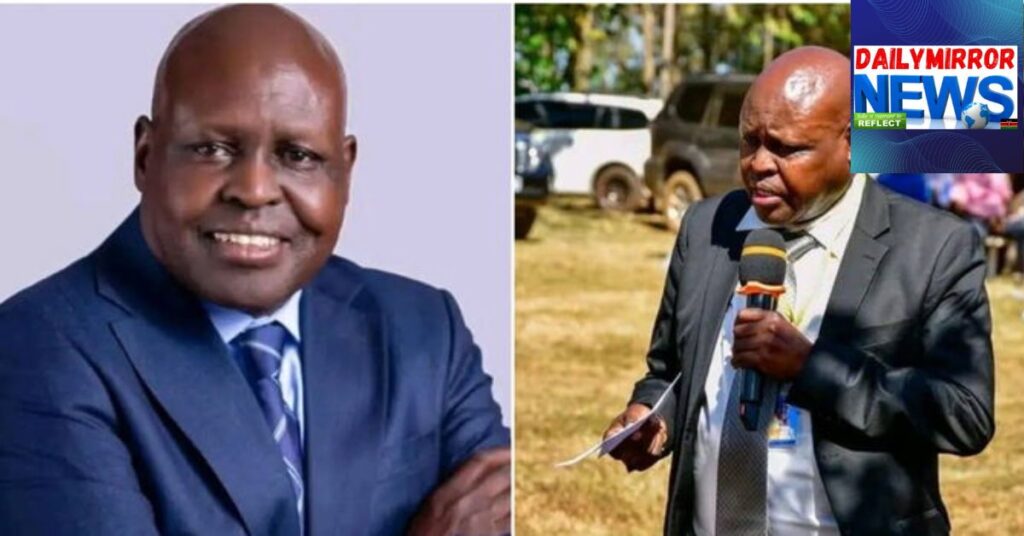 Former Chesumai Member of Parliament Elijah Lagat.