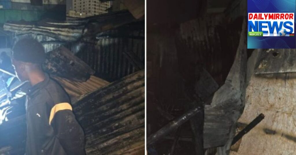Terror at Twilight: Pumwani Fire Leaves Seven Families Homeless, Sparks Outcry Over Safety