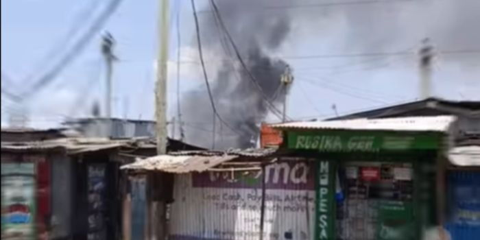 Terror at Twilight: Pumwani Fire Leaves Seven Families Homeless, Sparks Outcry Over Safety