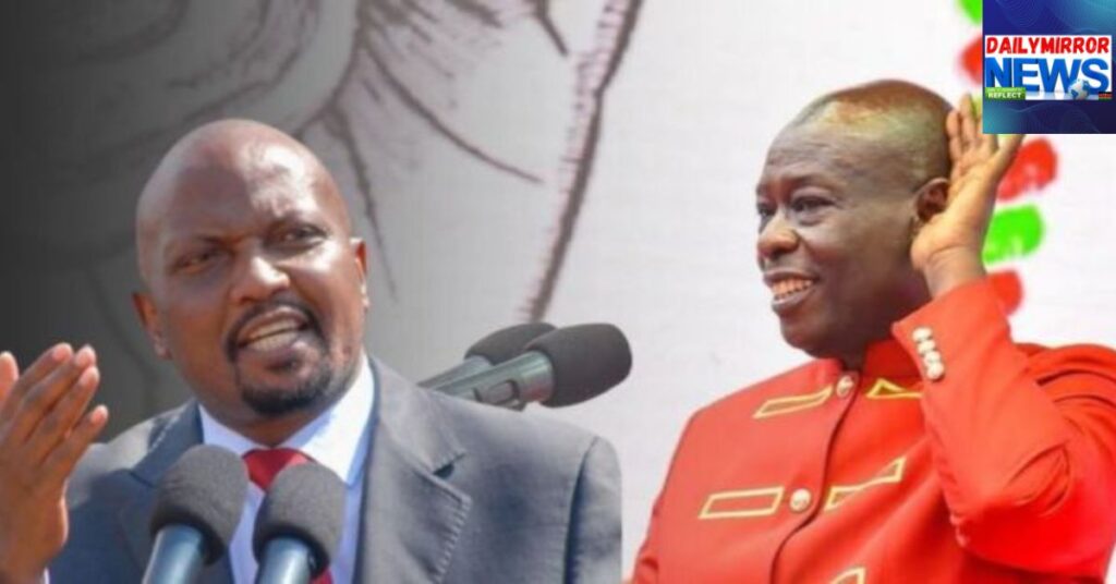 “I’m Ready to Work With You”—Moses Kuria Tells Gachagua, But Warns Him to Stop Insults