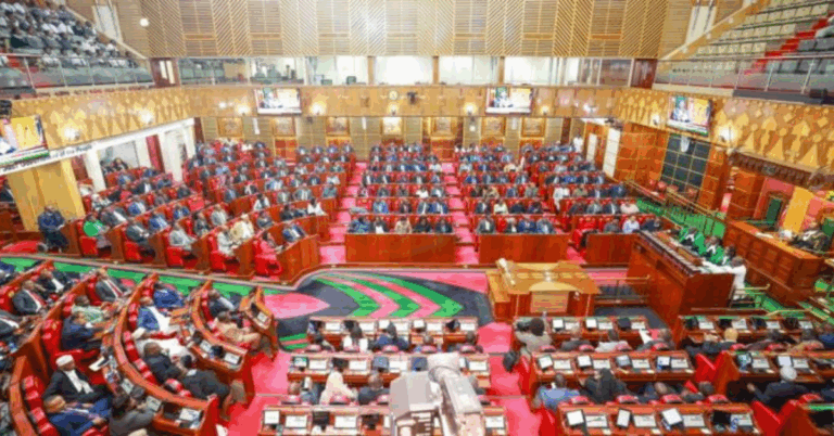 Members of the National Assembly during a vote to entrench the NG-CDF, NGAAF, and Senate Oversight Fund into the Constitution on July 1, 2025.
