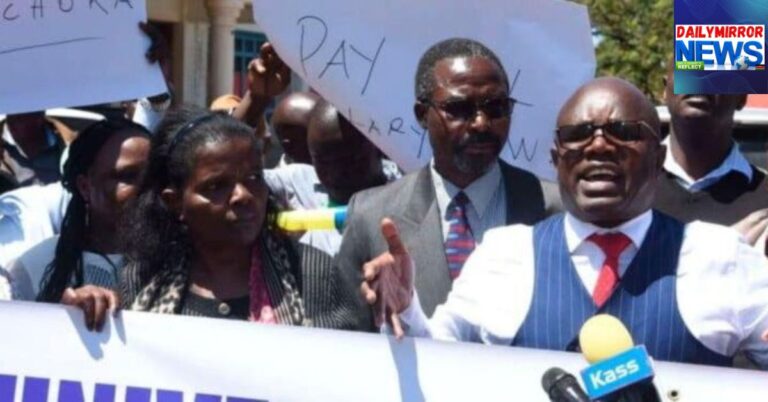 Kenyan Lecturers Protesting On The Streets Over Poor Pay And Unfulfilled Collective Bargaining Agreement, January 16, 2025.