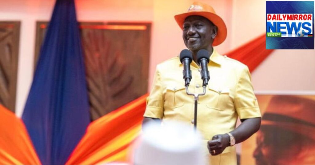 Ruto Rejects Calls to Rejoin ODM, Clarifies Yellow Kaunda Suit at Founders Dinner
