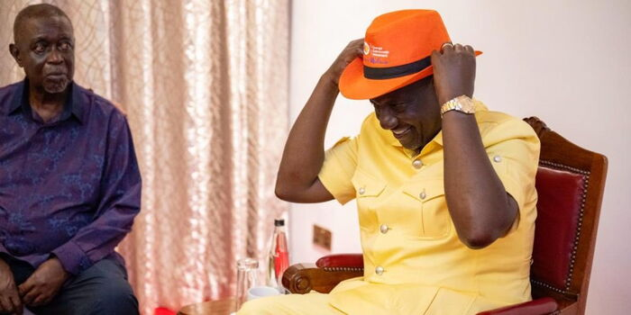 Ruto Rejects Calls to Rejoin ODM, Clarifies Yellow Kaunda Suit at Founders Dinner