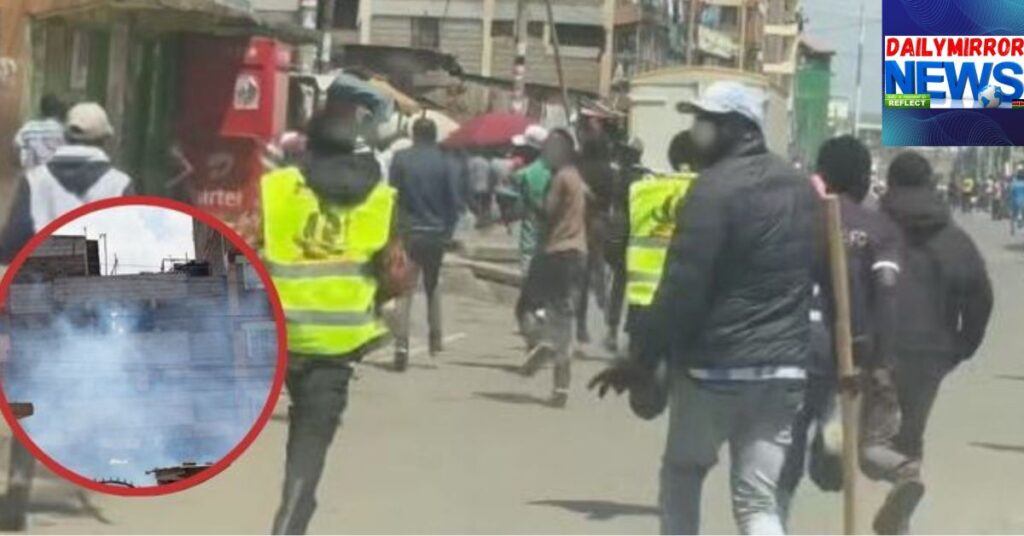 Gunshots as Chaos Erupt in Nairobi's Kariobangi North During Church Service Attended by Gachagua