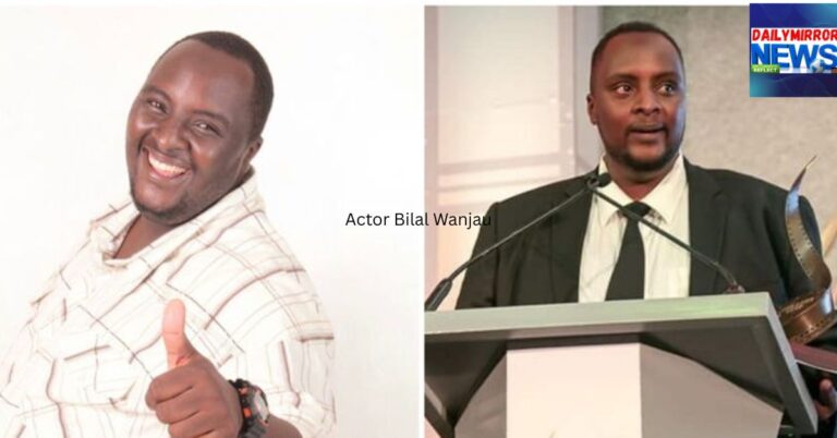 Actor Bilal Wanjau