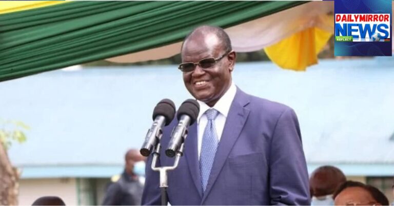 Former Meru Governor Kiraitu Murungi addressing a crowd at a past event