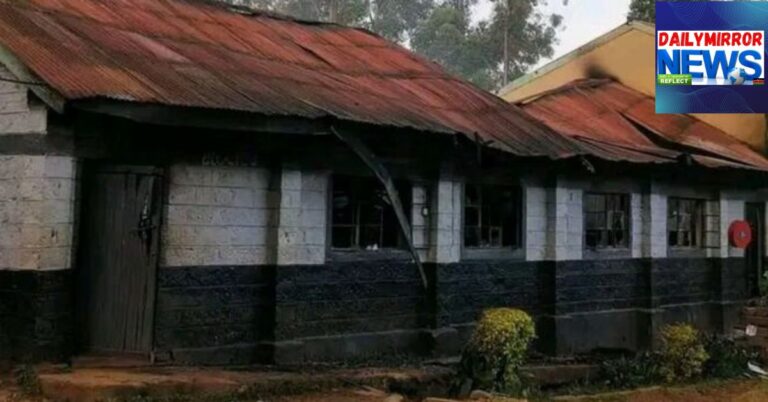 One of three dormitories that were burned to ashes in the Monday morning incident on January 26, 2026One of three dormitories that were burned to ashes in the Monday morning incident on January 26, 2026