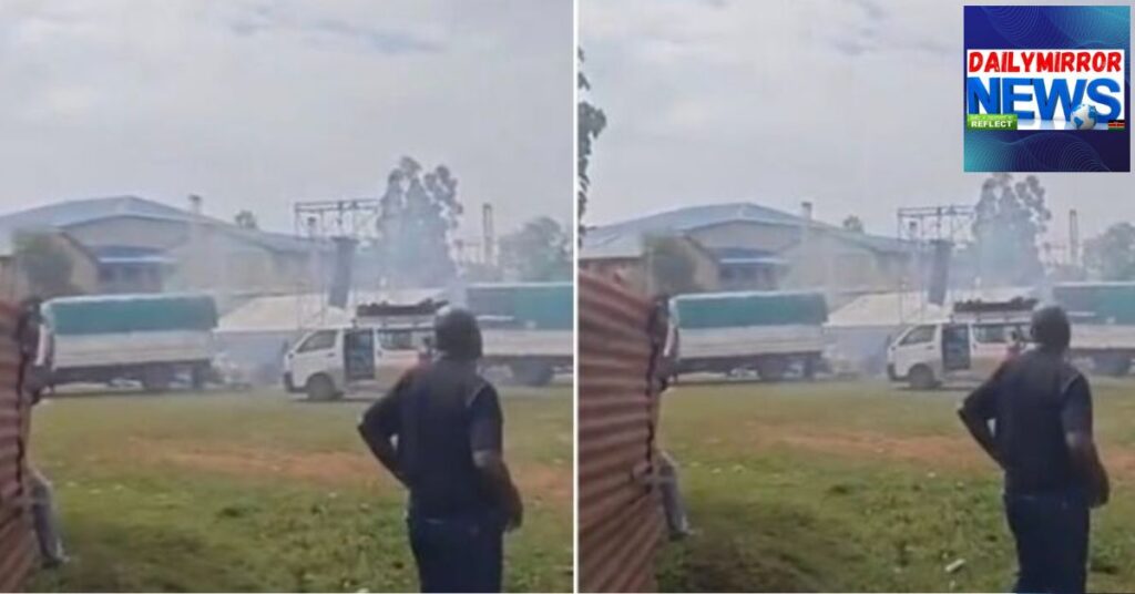 Teargas Lobbed at Amalemba Grounds Ahead of Sifuna's Rally