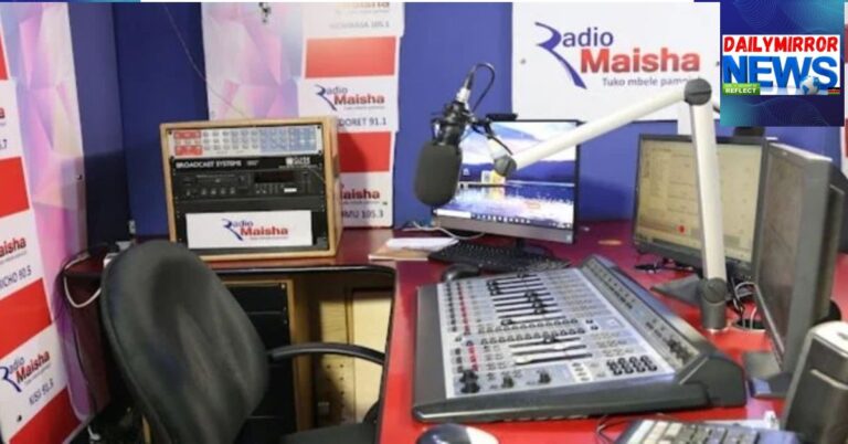 A photo of Radio Maisha Studios.