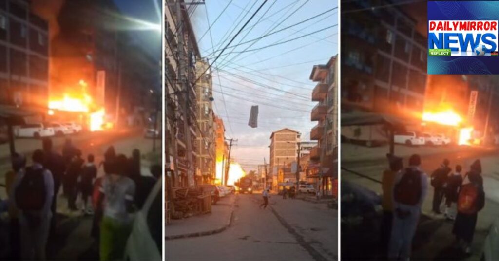 Panic as Gas Depot Explodes in Donholm Estate, Nairobi