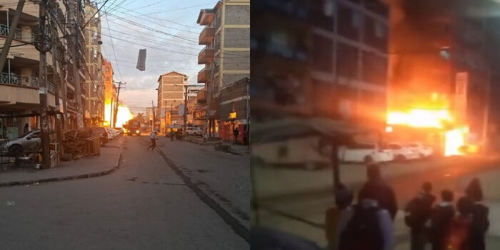 Panic as Gas Depot Explodes in Donholm Estate, Nairobi