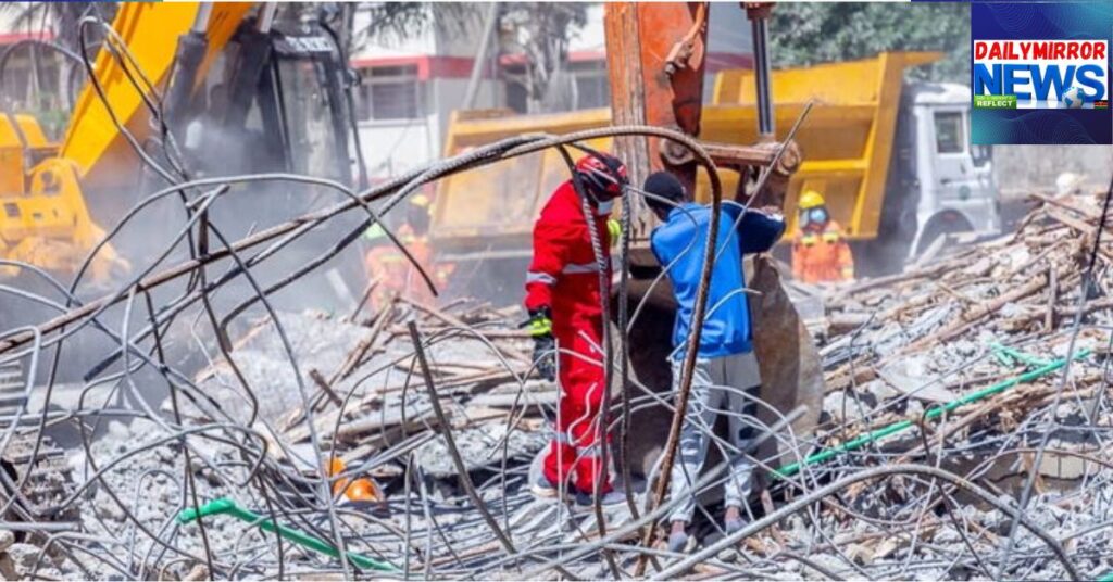 Workers Trapped After 22-Storey Building Collapses in Westlands
