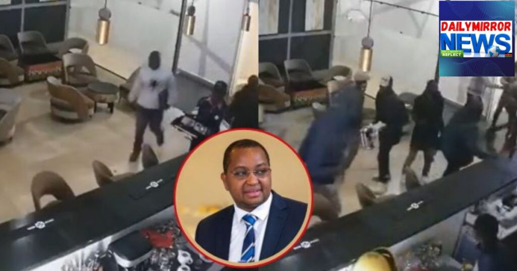 CCTV Captures Chaos as Goons Storm Irungu Nyakera’s Kisumu Hotel