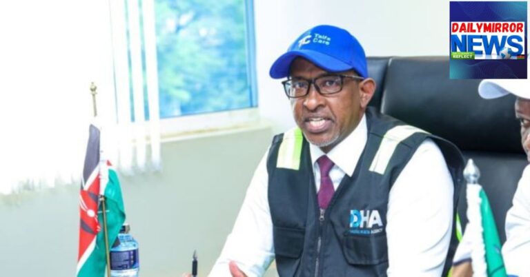 Health Cabinet Secretary Aden Duale during a meeting in Kakamega on Wednesday, September 3.