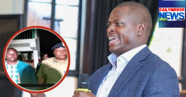 Kiharu Member of Parliament Ndindi Nyoro speaking during the launch of Gathuki-ini Chief’s office located at Kiambugi on Thursday, March 12, 2026.