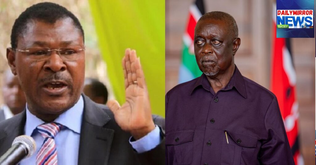 Moses Wetang'ula Congratulates Oburu after Being Ratified as ODM Party Leader: "Wishing You Wisdom"