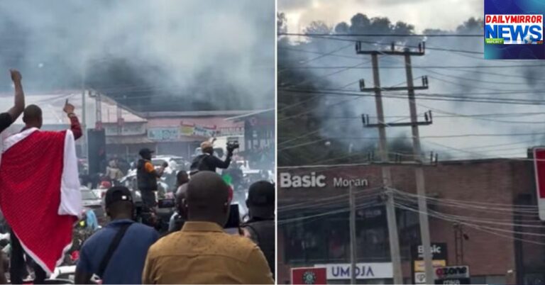 Scenes in Narok Town during the Linda Mwananchi Rally on Sunday, March 22, 2026.