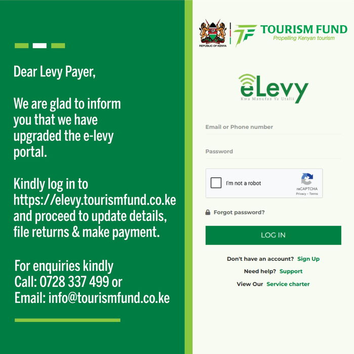Kenya Tourism Fund Upgrades eLevy Portal to Streamline Payments and Boost Compliance