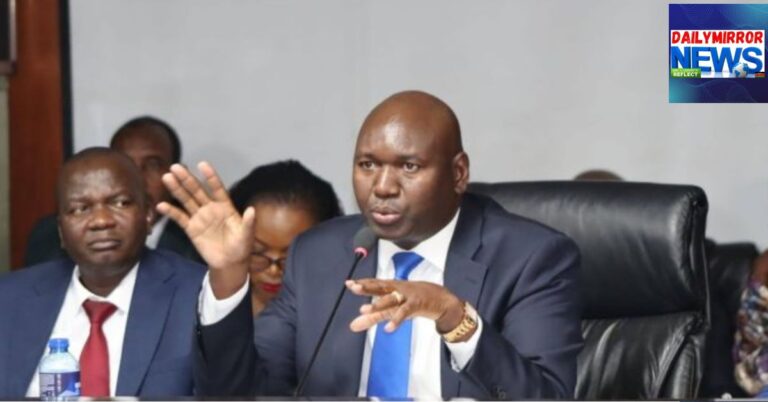 Basic Education PS Julius Bitok Appearing before a past parliamentary committee